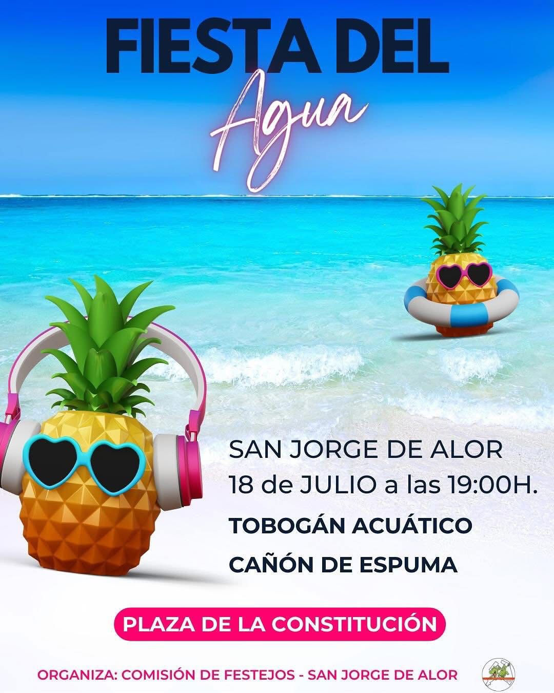 Cartel Fiesta del Agua